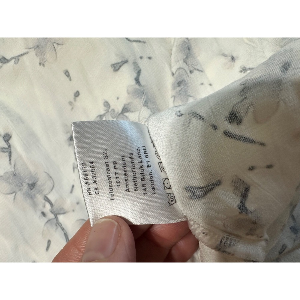 OHSEVENDAYS FLORAL CAROLINE DRESS VISCOSE SATIN EUC SIZE M‎ - Picture 9 of 10
